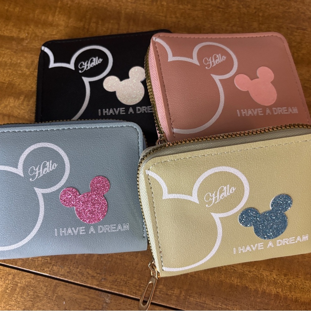Disney Inspired Mickey Mouse Minimalist Wallet - I Have A Dream